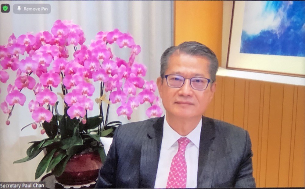 The Financial Secretary of the Hong Kong Special Administrative Region Government, Mr Paul Chan, attended a webinar on May 12 to update the Canadian political and business community on Hong Kong's edge and competitiveness as an international financial centre.