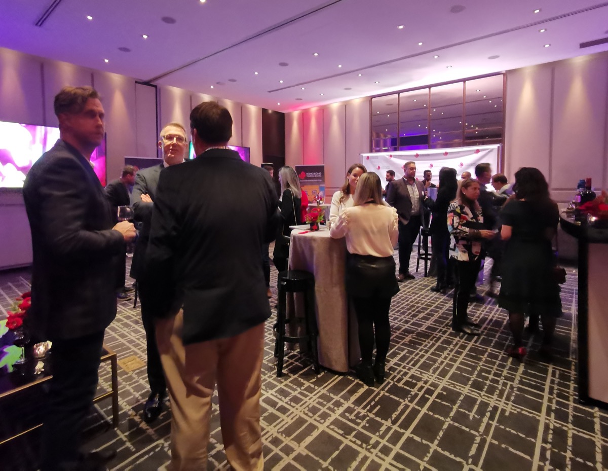 Film and television producers enjoy the networking at the “Film and Television Producers Networking Event” hosted by the Hong Kong Tourism Board (Canada) (HKTB) at The Hazelton Hotel in Toronto on February 8.