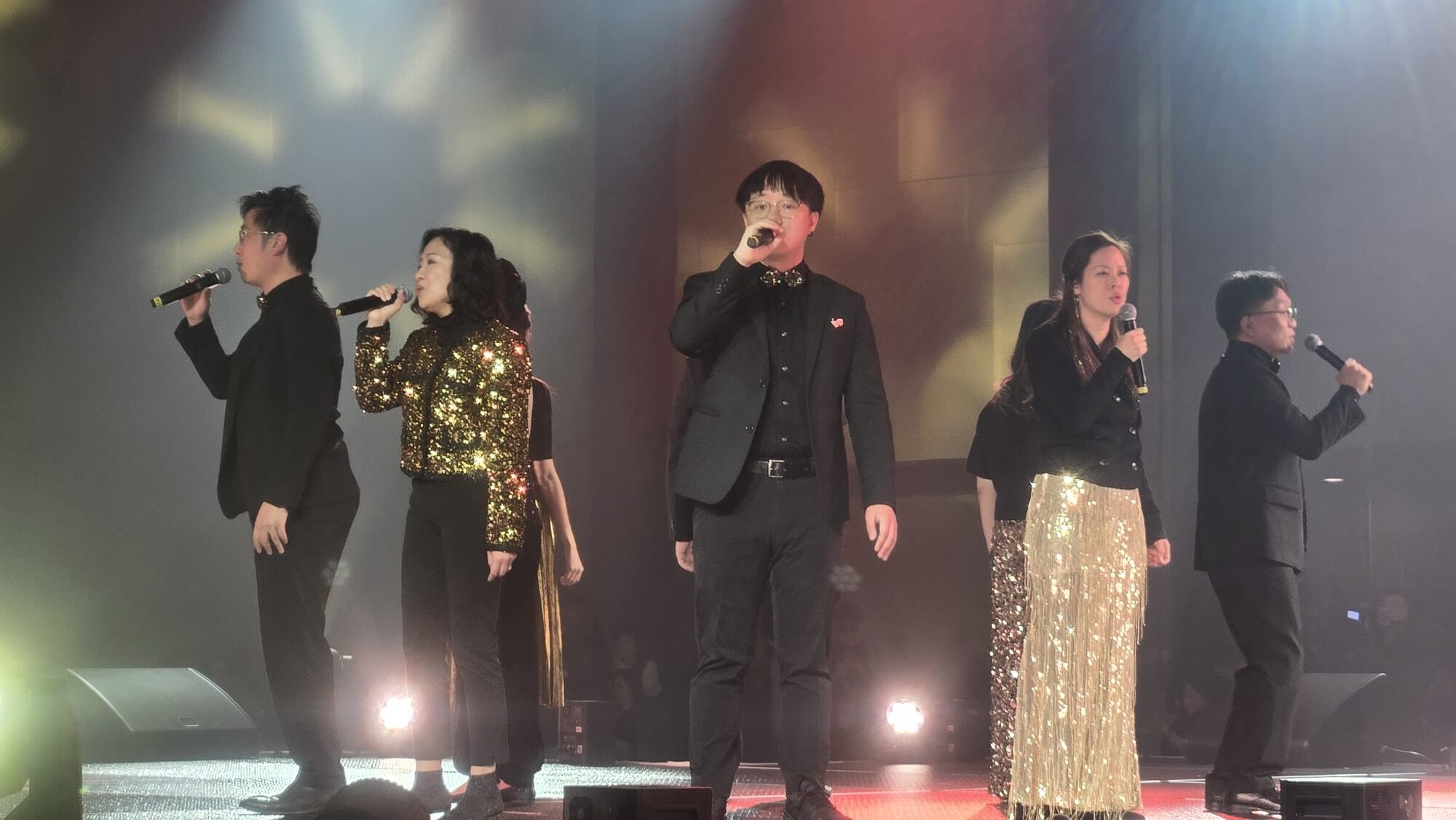 Hong Kong a cappella vocal ensemble Brio Singers performs at the 37th Dragon Ball hosted by the Yee Hong Community Wellness Foundation on February 14 in Toronto, Ontario.